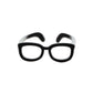 Ins childlike mini glasses ring fashion creative niche design opening index finger ring couple ring