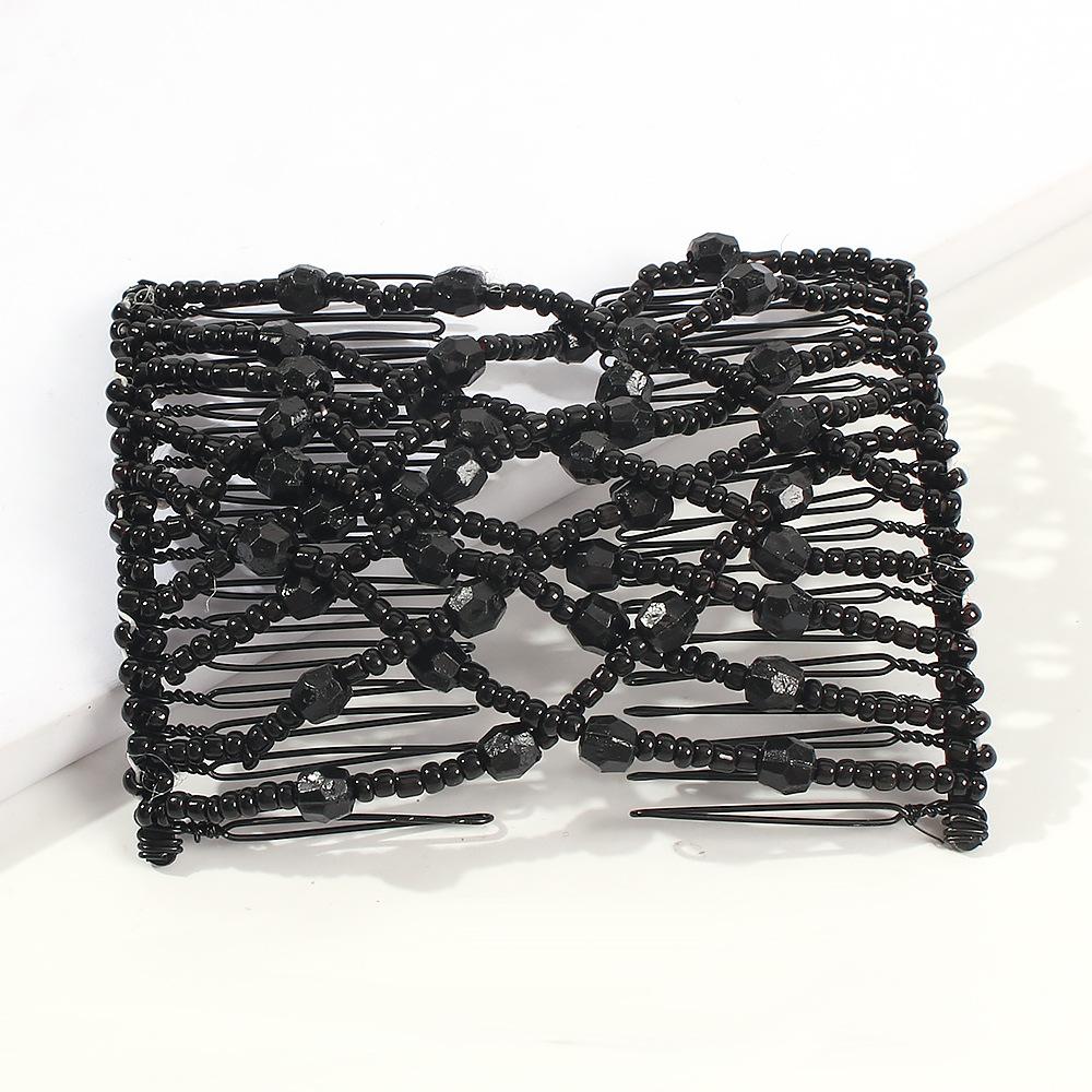 F1424 Creative Elastic Insert Comb Lazy Meatball Head Variety Hair Accessories Fashion Magic Hair Comb