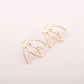 Jewelry Simple Fashion Hollow Lotus Flower Stud Earrings Women's Creative Nail Earrings Earrings