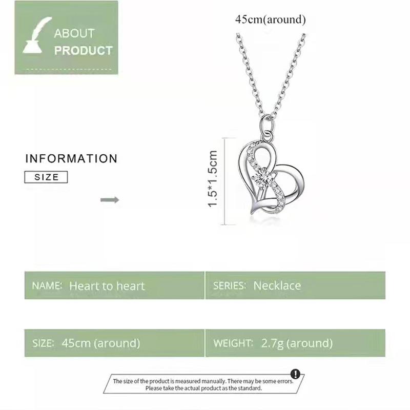 Jewelry Lucky 8 Love Love Pendant Necklace Female Niche Design Fashion Simple Jewelry Accessories