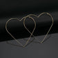 Jewelry Personality Exaggerated Sexy Trendy Female Earrings Love Peach Heart Empty Earrings Female