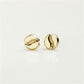 Personality Earrings Round Tai Chi Casual Stud Earrings Jewelry Small Jewelry