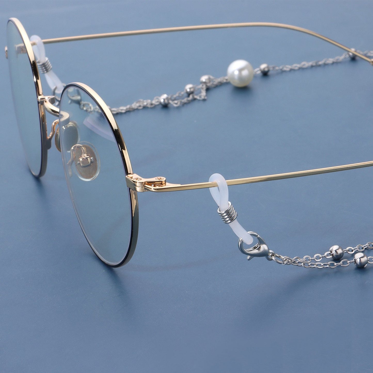 Jewelry Pearl Tassel Long Glasses Chain Metal Ball Chain Mask Face Mask Fixed Accessories