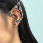 Jewelry sweet cool dark wild elf earrings retro creative Halloween outline ear clip female