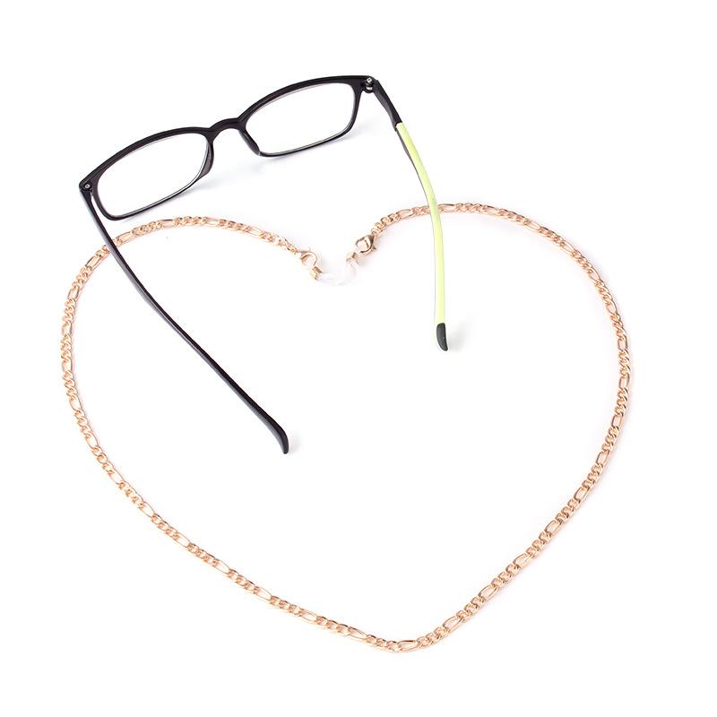 Jewelry trendy cool hip-hop geometric hollow chain glasses chain simple hanging neck sunglasses chain