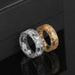 Jewelry Fashion Gold and Silver Foil Ring Resin Epoxy Handmade Ring