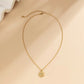 Jewelry French minimalist design sense chain metal pendant cold snowflake pendant necklace