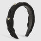 F558 Internet celebrity high skull top winding headband French retro elegant temperament light luxury rhinestone butterfly headband