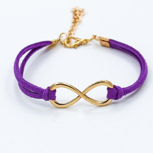 Jewelry Fashion Symbol 8 Character Hemp Rope Bracelet Market Hand Jewelry