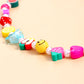 Jewelry Acrylic Butterfly Pearl Necklace Ladies Resin Soft Pottery Fruit Bead Necklace