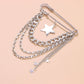 Jewelry Hip Hop Trendy Style Glossy Pentagram Brooch Ladies Personality Creative Trendy Pin Pendant