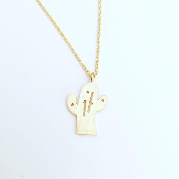 Specially for explosive jewelry personalized creative plant cactus necklace female pendant