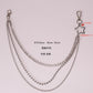 Five-pointed star personality chain waist chain punk hip-hop shake metal pants chain bar clothing chain hip-hop jeans chain