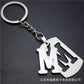 Stall 26 letters stainless steel tag car key chain key ring couple small gift pendant