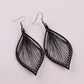 Personality handmade leaf earrings Bohemian exaggerated braided leaf earrings famous family jewelry
