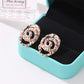 Earrings retro swirl concave-convex earrings earrings ins personality snail spiral ear jewelry