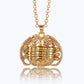 Can open peach heart-shaped multi-layer photo box photo pendant key chain love folding necklace jewelry