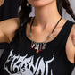 Jewelry Punk Gothic Oil Drop Dagger Necklace Female Halloween Funny Skull Tool Necklace