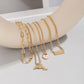 Jewelry Stacked Sweet Cool Digital Necklace Creative Heart-shaped Libra Constellation Whale Multi-layer Necklace Female
