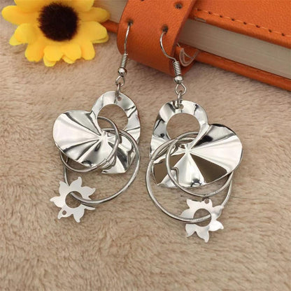 Stars Cross Ring Love Female Earrings Pop Earrings Night