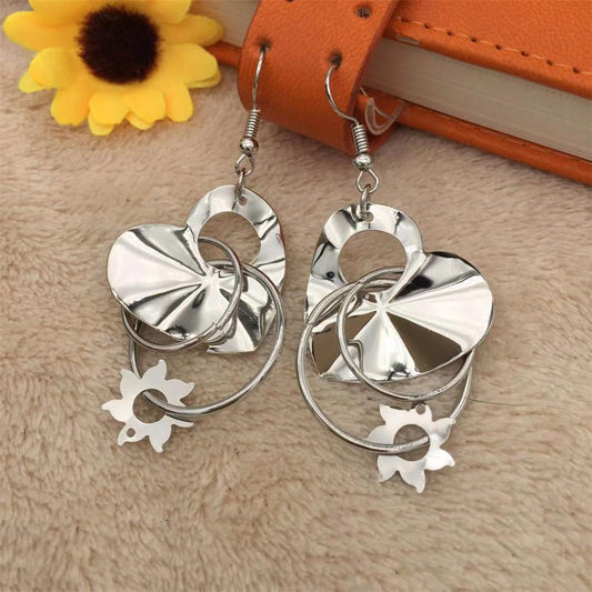 Stars Cross Ring Love Female Earrings Pop Earrings Night