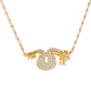 Domineering Dragon Necklace Personality Retro Golden Dragon Pendant Female Zodiac Dragon Clavicle Chain