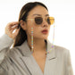 Jewelry sweet cool color rice beads imitation pearl glasses chain simple star-shaped sunglasses chain accessories women