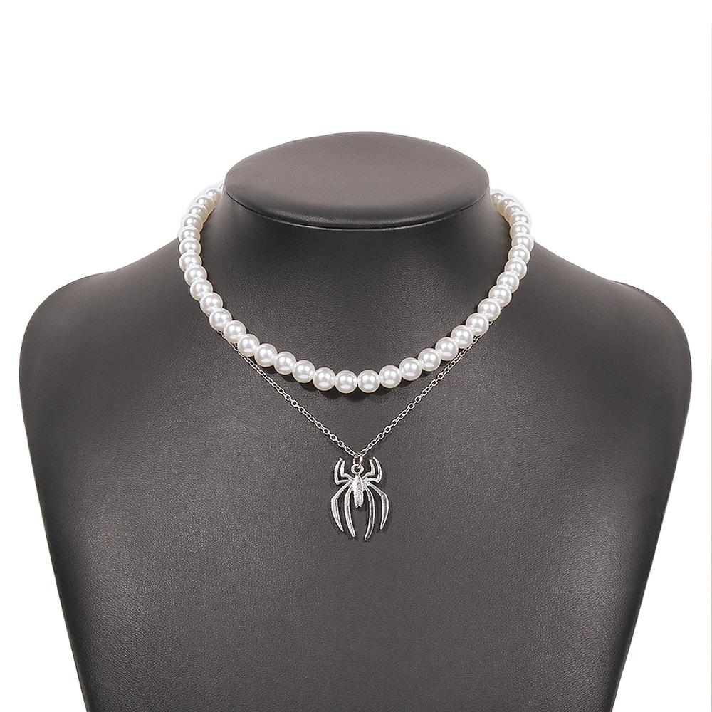 Pearl necklace women's simple fashion commuter necklace niche design sense personality indifferent necklace