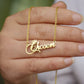 Exquisite crown chosenn necklace English letters choose destiny choker collar