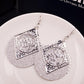 Retro Baroque Hollow Actress Frosted Earrings Accessories Direct Supply