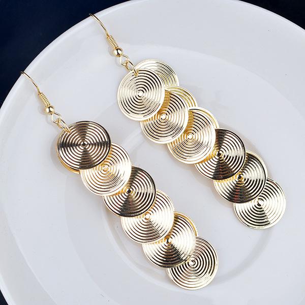 Exaggerated atmosphere disc super multi-level ladies earrings Indian retro earrings