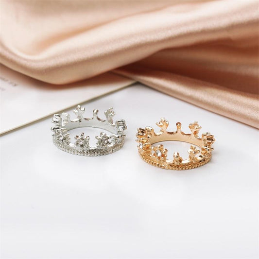 Pepper crown ring princess ring jewelry 2 yuan jewelry stalls