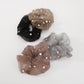 F4285 retro personality net red pearl hair ring organza simple temperament fashion elastic large intestine ponytail hair rope