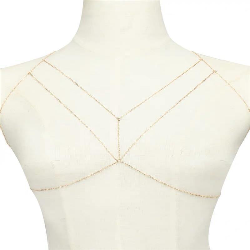 Jewelry simple street style clothing geometric sexy body chain