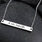 Explosive jewelry IamEnough I am fed up with good friends couple necklace