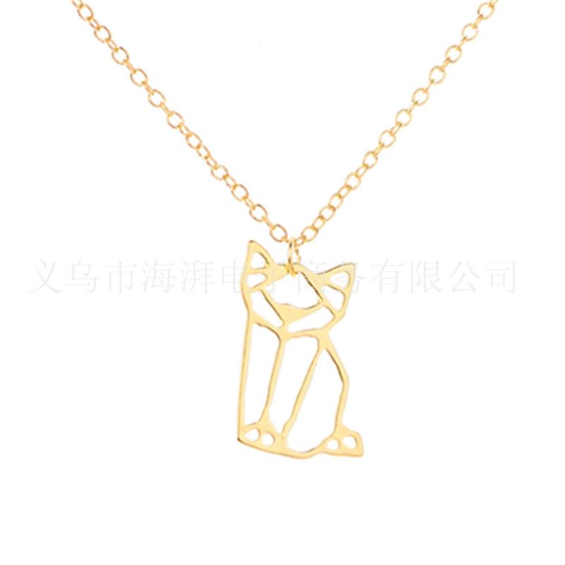 Jewelry Personality Fashion Cute Cat Pendant Necklace