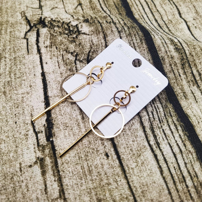 Metal earrings ear clip without ear hole ear bone clip female earring clip no hole no hole earring ear hanging popular