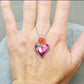 Jewelry rose pendant necklace female niche design high-end sentimental heart diamond jewelry gift
