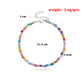 Ornaments Popular Colorful Rice Beads Anklet Female Fashion Handmade Adjustable Foot Jewelry