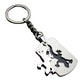 Skull, dollar, rudder, pentagram, leaf, game peripheral, stainless steel key ring, pendant, key chain, direct supply