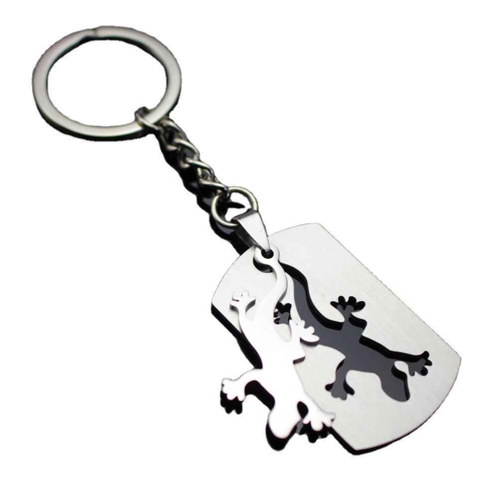 Skull, dollar, rudder, pentagram, leaf, game peripheral, stainless steel key ring, pendant, key chain, direct supply