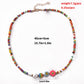 Jewelry color soft pottery smiling face glazed pearl necklace female simple geometric fashion trendy money jewelry