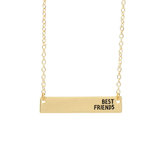 Explosive creative letter lettering "BestFriends" good friend necklace boudoir honey birthday gift