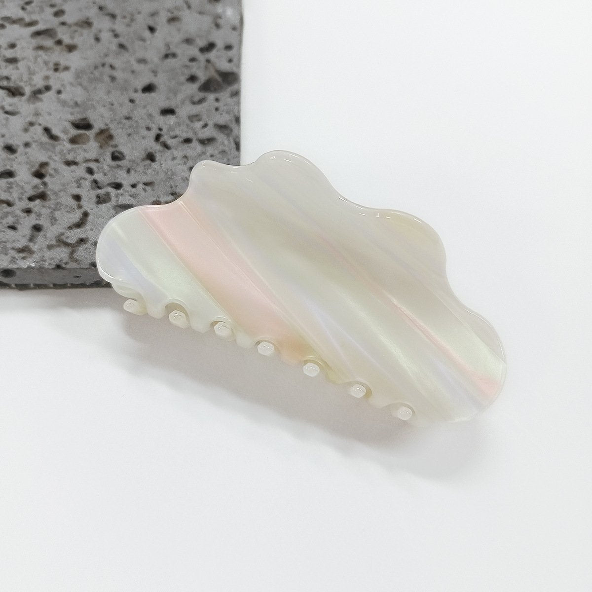 F4133 Acetic Acid Sheet Fashion Shark Clip Gradient Color Youth Fashion Dazzling Medium Size Hair Clamp Female