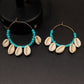 Ear Jewelry Exaggerated Shell Earrings Female Fashion Temperament Rice Bead Earrings