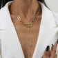 Jewelry Retro Hip Hop Chain Flannel Stitching Necklace Creative Alphabet Zircon Pendant Necklace Female