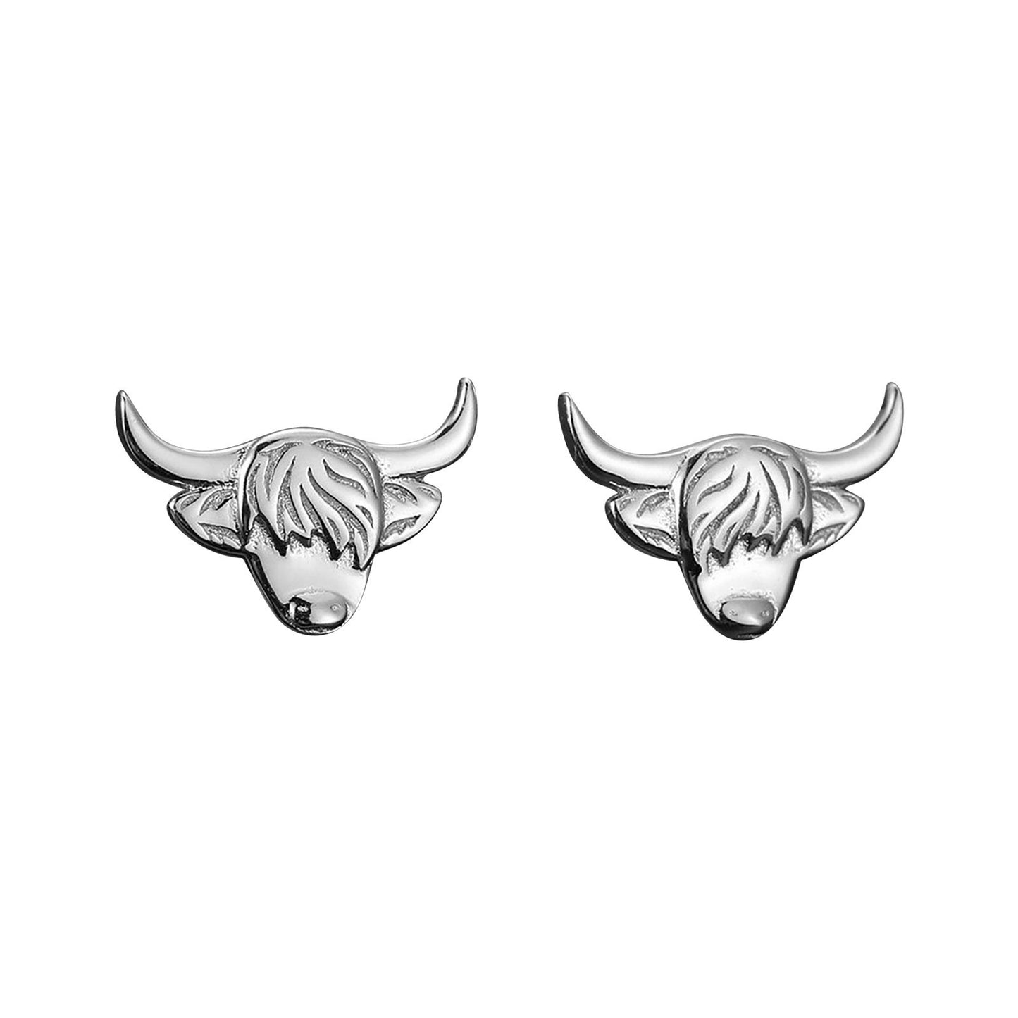 Explosive Children's Jewelry Cute Cartoon Cow Earrings Female Fashion Small Animal Earrings Jewelry