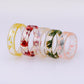 Retro Hand Jewelry Creative Handmade Dried Flower Wafer Transparent Resin Multicolor Ring Popular Jewelry