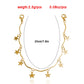 Jewelry ins tassel star pendant pants bag chain accessories female diy small accessories
