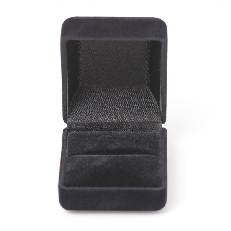 Exquisite velvet gift box jewelry box necklace box square jewelry box earring ring box